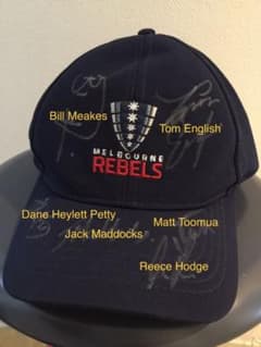 スーパーラグビー レベルズ 選手直筆サイン入り キャップ - メルカリ