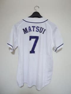 埼玉西武ライオンズ 松井稼頭央 ホーム ユニフォーム L ホワイト 白