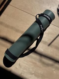 美品】Manduka ヨガマット 5mm＋ストラップ | ブラックセージカーキ