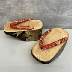 ぽっくり 下駄 おこぼ下駄 草履 履物 畳表 和装小物 鶴 鳥 七五三