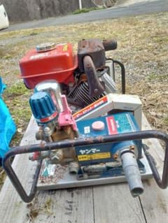 長崎発 ヤンマー セット動噴 CP40ガソリンエンジンGA180 中古品 - メルカリ