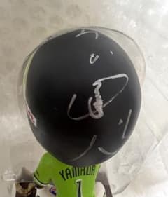 ヤクルトスワローズ 山田哲人 直筆サイン ボブルヘッド トリプルスリー