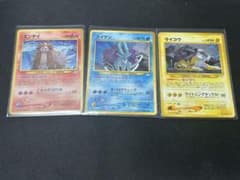 エンテイ スイクン ライコウ 三犬 旧裏 3枚セット - メルカリ