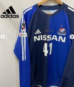 2001-2002 横浜F・マリノス 選手支給品ホーム長袖ユニフォーム 中村