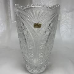 KAMEI 24% PbOクリスタル 花瓶 カメイガラス 24％クリスタル 花瓶