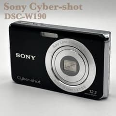 SONY Cyber-shot DSC-W190黒 オールド コンデジ デジカメ - メルカリ