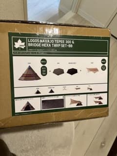 新品、未開封品】ロゴス ナバホティピー 300 ブリッジヘキサタープ