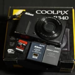 Nikon COOLPIX P340【動作確認済・予備バッテリー＆SDカード付