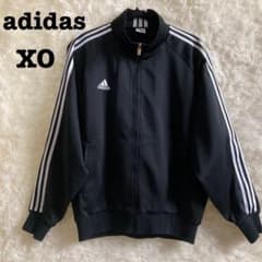 90s adidas アディダストラックジャケット ジャージ デサント 黒 XO