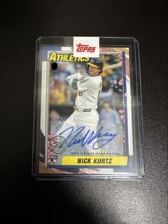Nick Kurtz ニックカーツ 直筆サイン auto /25 RC - メルカリ