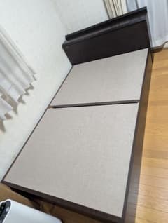 フランスベッド nls-603 ダークブラウン セミダブルベッドフレーム