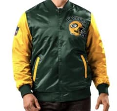 希少】STARTER グリーンベイ・パッカーズ サテンスタジャン Mサイズ