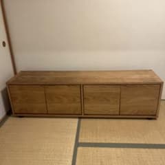 無印 MUJI テレビボード スタッキングキャビネット・Bセット オーク