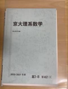 裁断済み 駿台 2020 冬期講習 京大理系数学 米村明芳 板書3日目まで