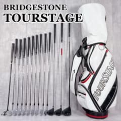 V905 ツアーステージ ゴルフクラブ メンズ フルセット ロゴ 白 カッコ