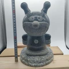 TAKAO 御影石 バイキンマン 23cm 石像 アンパマン - メルカリ