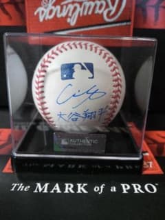ケース付き！MLB公式球 大谷翔平 直筆サインボール 漢字サイン - メルカリ