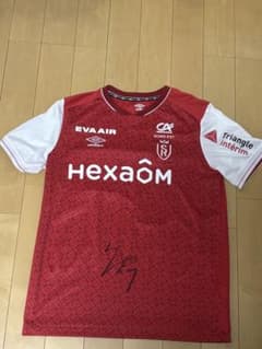 伊東純也 スタッド・ランス オーセンティックユニフォーム 直筆サイン