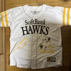 SoftBank Hawks 周東佑京2024優勝記念ユニフォームLサイズ - メルカリ