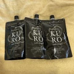 VALANROSE KUROクリームシャンプー 400g×3袋 黒染め - メルカリ