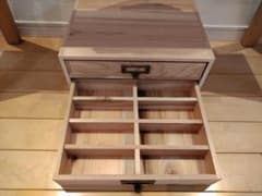 YW様専用☆送料無料☆木製ネームプレート2段16本メガネ収納引き出し