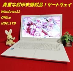 ☆封印未開封☆ゲートウェイノートPC HDD:1TB win11 office - メルカリ