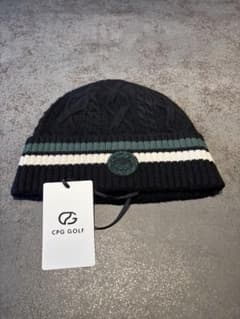 新品未使用】CPG GOLF ニット帽 ブラック カシミヤ定価20900円 - メルカリ