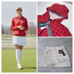 新品69%off】ピンゴルフ ジップパーカー フリルスカート セットアップ