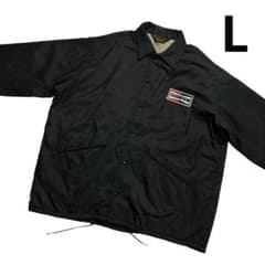 80s USA製 チャンピオンプラグ ナイロン コーチジャケット L 黒 - メルカリ