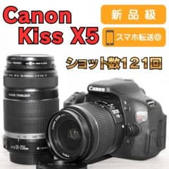 ショット数少✨Canon EOS Kiss X5 ダブルズームキット スマホ転送