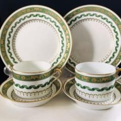 リチャードジノリ インペロコンテッサ ネロ グリーン トリオセット