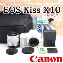 カメラ女子必見✨Wi-Fi機能✨Canon Kiss X10✨ホワイト - メルカリ