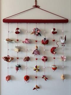 可愛いつるし雛No.191 壁掛けタイプ・ひな祭り・桃の節句・さげもん