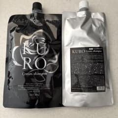 KURO クリームシャンプー ナチュラルブラック 400g+200g 2個セット