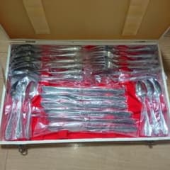 AZUMA 新品未使用 ステンレス ナイフ フォーク スプーン セット - メルカリ