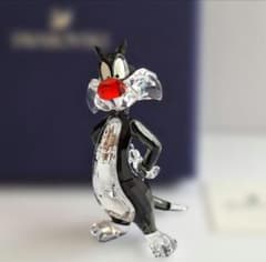 極美品】 スワロフスキー シルベスター ルーニーテューンズ ワーナ