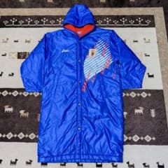 asics サッカー日本代表ベンチコート 1994 日本製 ドーハの悲劇 - メルカリ