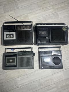 ビンテージラジカセ4台セットギャング品 - メルカリ