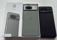 Google pixel8 128GB ヘーゼル ケース付き 充電回数10回 - メルカリ