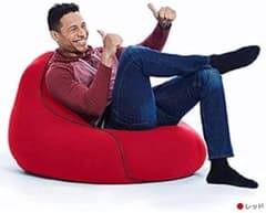 直接引取OK【北九州】 新品未使用 Yogibo ヨギボーラウンジャー レッド