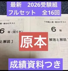 2026年最新】サピックス 新6年組分けテストの人気アイテム - メルカリ