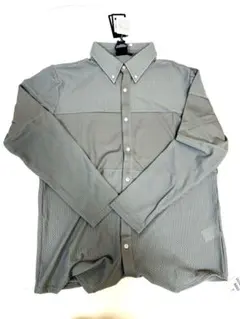 定価22000円 ムータマリン ボタンダウン ロングシャツ グレー - メルカリ