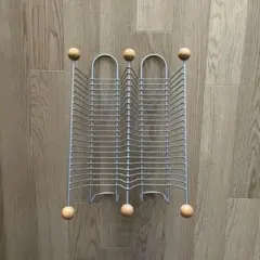 ヴィンテージ ガラスシェルフ/モジュールラック 収納棚 ポストモダン