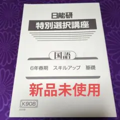 2026年最新】日能研 特別選択講座の人気アイテム - メルカリ