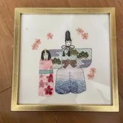2026年最新】刺繍フレームアートひな祭りの人気アイテム - メルカリ