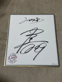 2026年最新】ライオンズ 色紙 サインの人気アイテム - メルカリ