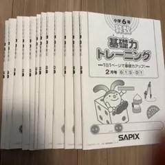 2026年最新】サピックス 基礎力トレーニング 6年の人気アイテム - メルカリ