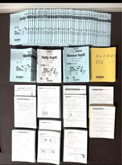 サピックス SAPIX 6年 算数 1年分 テキスト チェックテスト フルセット