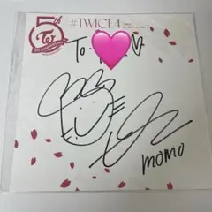 2026年最新】Twiceモモ 直筆サインの人気アイテム - メルカリ