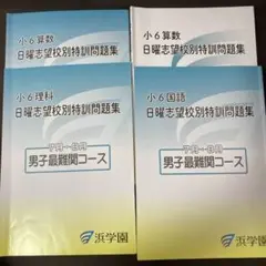 2026年最新】浜学園 小6 志望校別特訓問題集の人気アイテム - メルカリ